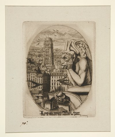 De vampier door Charles Meryon