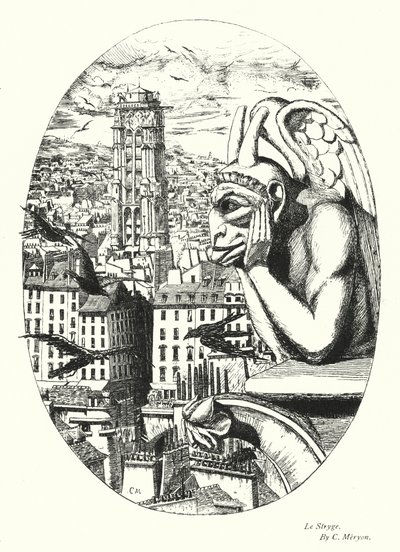 Le Stryge door Charles Meryon