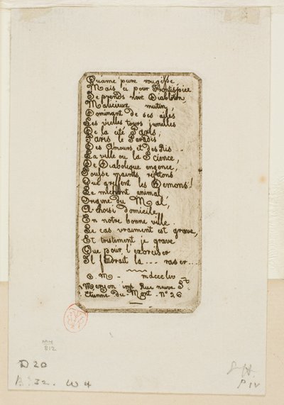 Laat de zuivere ziel kreunen... door Charles Meryon