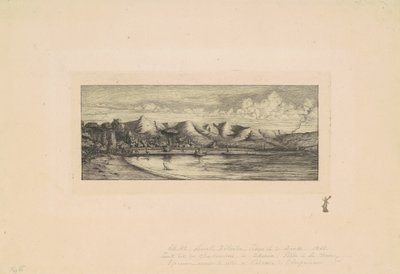 Banks-schiereiland, Nieuw-Zeeland door Charles Meryon