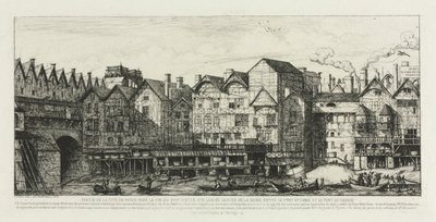 Deel van de stad Parijs aan het einde van de zeventiende eeuw, 1861 door Charles Meryon