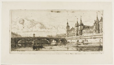 Pont-au-Change, Parijs door Charles Meryon