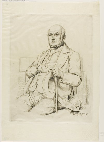 Portret van Casimir le Conte door Charles Meryon