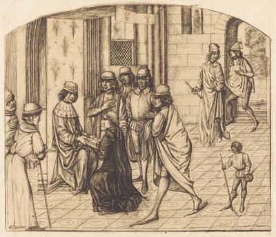 Presentatie van Valerius Maximus aan koning Lodewijk XI door Charles Meryon