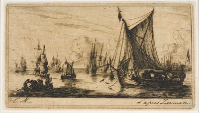Zuidzee Vissers door Charles Meryon