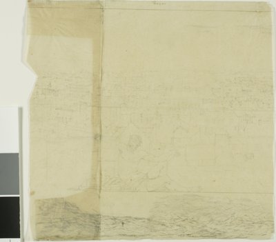 Studie voor San Francisco, midden rechts sectie door Charles Meryon