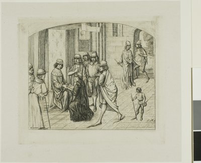 De Drukker Valère Maxime Gepresenteerd aan Koning Lodewijk XI door Charles Meryon