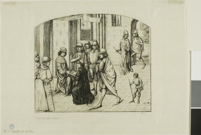 De Drukker Valère Maxime wordt Voorstellen aan Koning Lodewijk XI door Charles Meryon