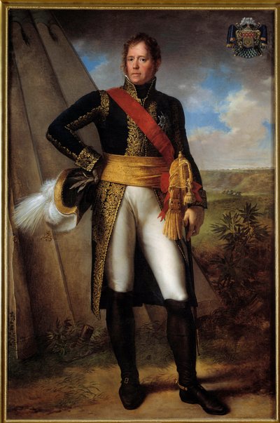 Portret van Michel Ney, Maarschalk van het Keizerrijk, Prins van de Moskva, Hertog van Elchingen door Charles Meynier