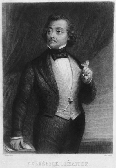 Portret van Frédérick Lemaître 1800-1876 door Charles Michel Geoffroy