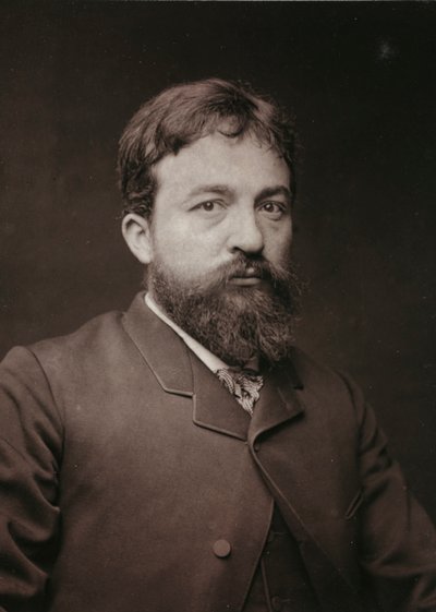 Album Artistique et Biographique, 5e jaar, Salon 1885; portret van Pierre Fritel (1853-1942), Franse schilder, beeldhouwer en graveur door Charles Michelez