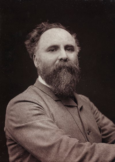 Album Artistique et Biographique, 5e jaar, Salon 1885; portret van de Franse schilder Diogène Ulysse Napoléon Maillart (1840-1926) door Charles Michelez