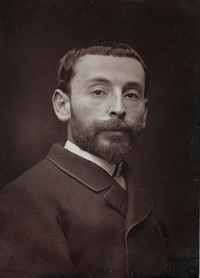 Album Artistique et Biographique, 6e jaar, Salon 1885; portret van de Franse schilder Alexandre Bloch (1862-1906) door Charles Michelez