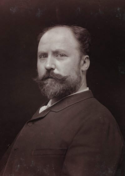 Album Artistique et Biographique, 6e jaar, Salon 1885; portret van de Franse schilder Paul Grolleron (1848-1901) door Charles Michelez