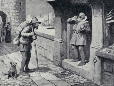 De marskramer van Swaffham door Charles Mills after Sheldon
