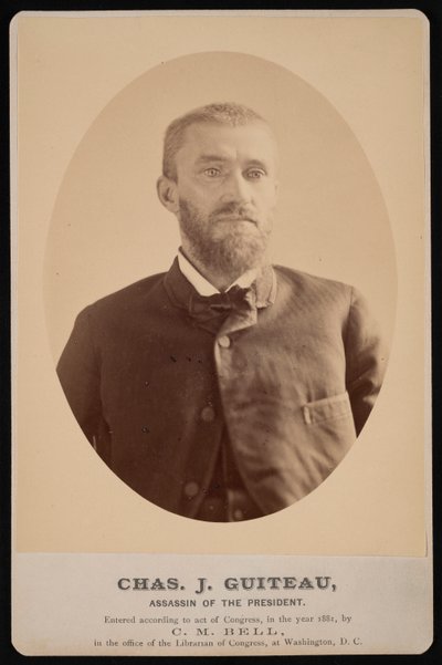 Portret van Charles Julius Guiteau 1841-1882 door Charles Milton Bell