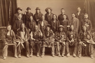 Sioux-delegatie,1891 (foto) door Charles Milton Bell