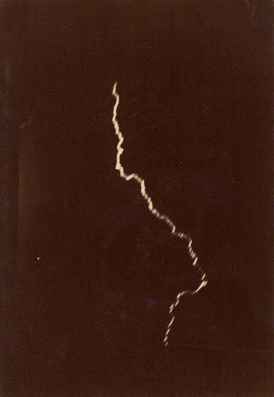 [Spiraal van bliksem in een onweersbui], 12 mei 1886 door Charles Moussette