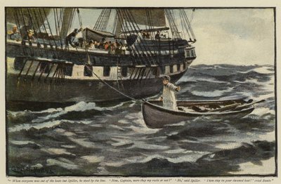 Illustratie voor The Rehabilitation of the Vigia, door Morley Roberts door Charles Napier Hemy