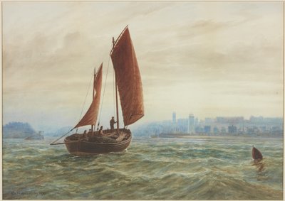 Voor Noord Shields door Charles Napier Hemy