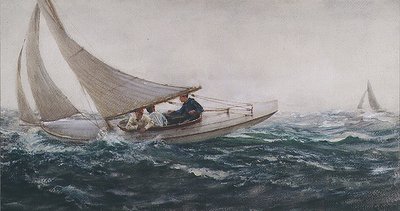 Vrij Zeilen door Charles Napier Hemy