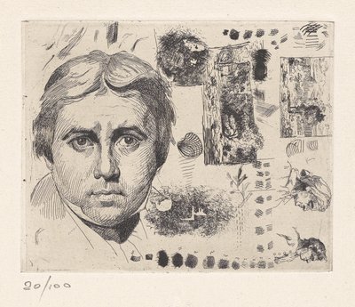[Portret van Jean Auguste Dominique Ingres]. door Charles Nègre