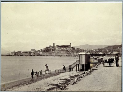 Strand van Cannes - Fotografie door Charles Nègre door Charles Nègre