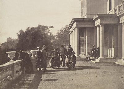 [Lord Brougham en zijn familie, Cannes], 1862 door Charles Nègre