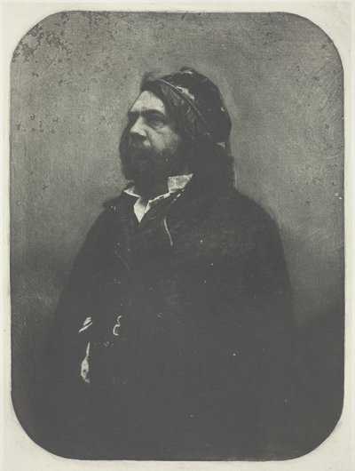 Portret van Theophile Gautier naar Nadar, ca. 1857, gedrukt 1982 door Charles Nègre