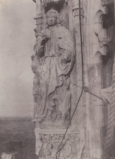 Sint Jan de Evangelist, Kathedraal van Chartres, ca. 1854 door Charles Nègre