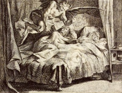 De ring van Hans Carvel door Charles Nicolas Cochin