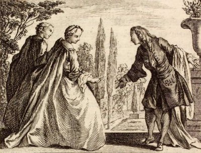 Nicaise door Charles Nicolas Cochin