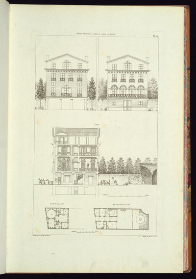 Gebonden prent (Frankrijk) door Charles Nicolas Ransonnette