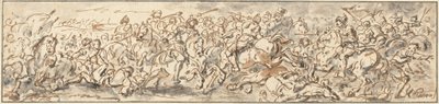 Cavaleriegevecht door Charles Parrocel