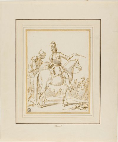 Ridders te paard door Charles Parrocel