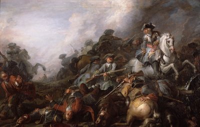 De Cavalerieaanval door Charles Parrocel