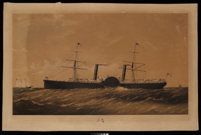 Atlantic Royal Mail Steam Navgn. Co. Stoomboot Adriatic door Charles Parsons