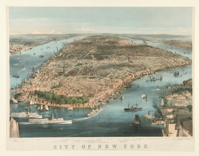 Stad New York door Charles Parsons