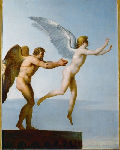 Daedalus en Icarus door Charles Paul Landon