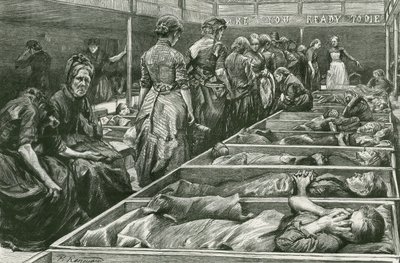 Een Leger des Heils Schuilplaats voor Vrouwen in Whitechapel door Charles Paul Renouard