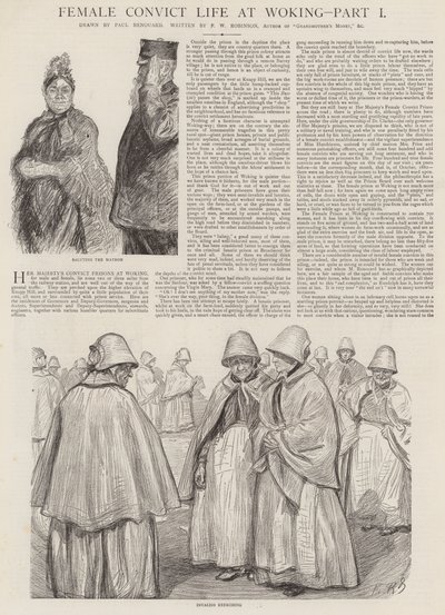 Leven van Vrouwelijke Gevangenen in Woking door Charles Paul Renouard