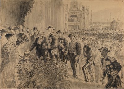 Inhuldiging van de Internationale Tentoonstelling van Luik in 1905 door Charles Paul Renouard