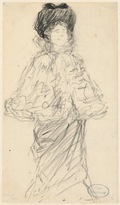 Staande Vrouw door Charles Paul Renouard