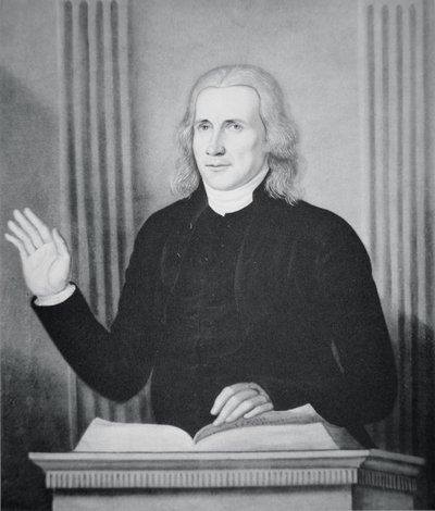 Francis Asbury door Charles Peale (after) Polk