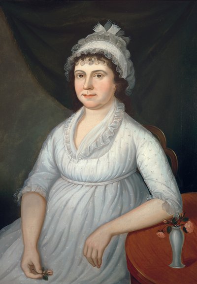 Hannah Lemmon Corcoran, ca. 1802-10 door Charles Peale Polk