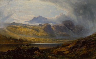 Llyn Crafnant, Moel Siabed in de Verte, Noord-Wales door Charles Pettitt
