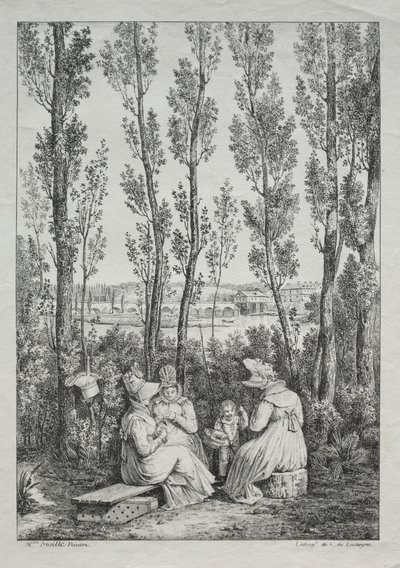 De Picknick door Charles Philibert Lasteyrie du Saillant