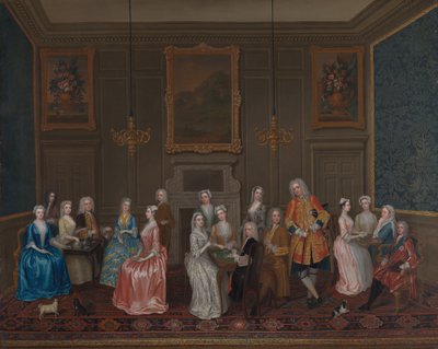 Theekransje in het Huis van Lord Harrington, St. James