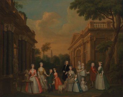 De Watson-Wentworth en Finch Families door Charles Philips