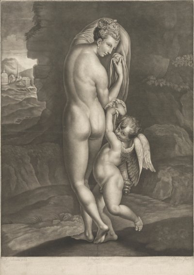 Venus en Cupido door Charles Phillips